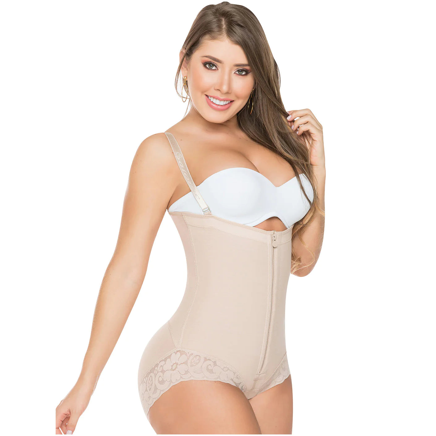 0412 Salome Strapless Butt Lifting Shapewear Girdle for Dresses - Daily Use Body Shaper