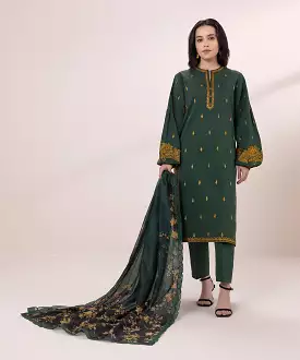 2 Piece Embroidered Lawn Suit for Women