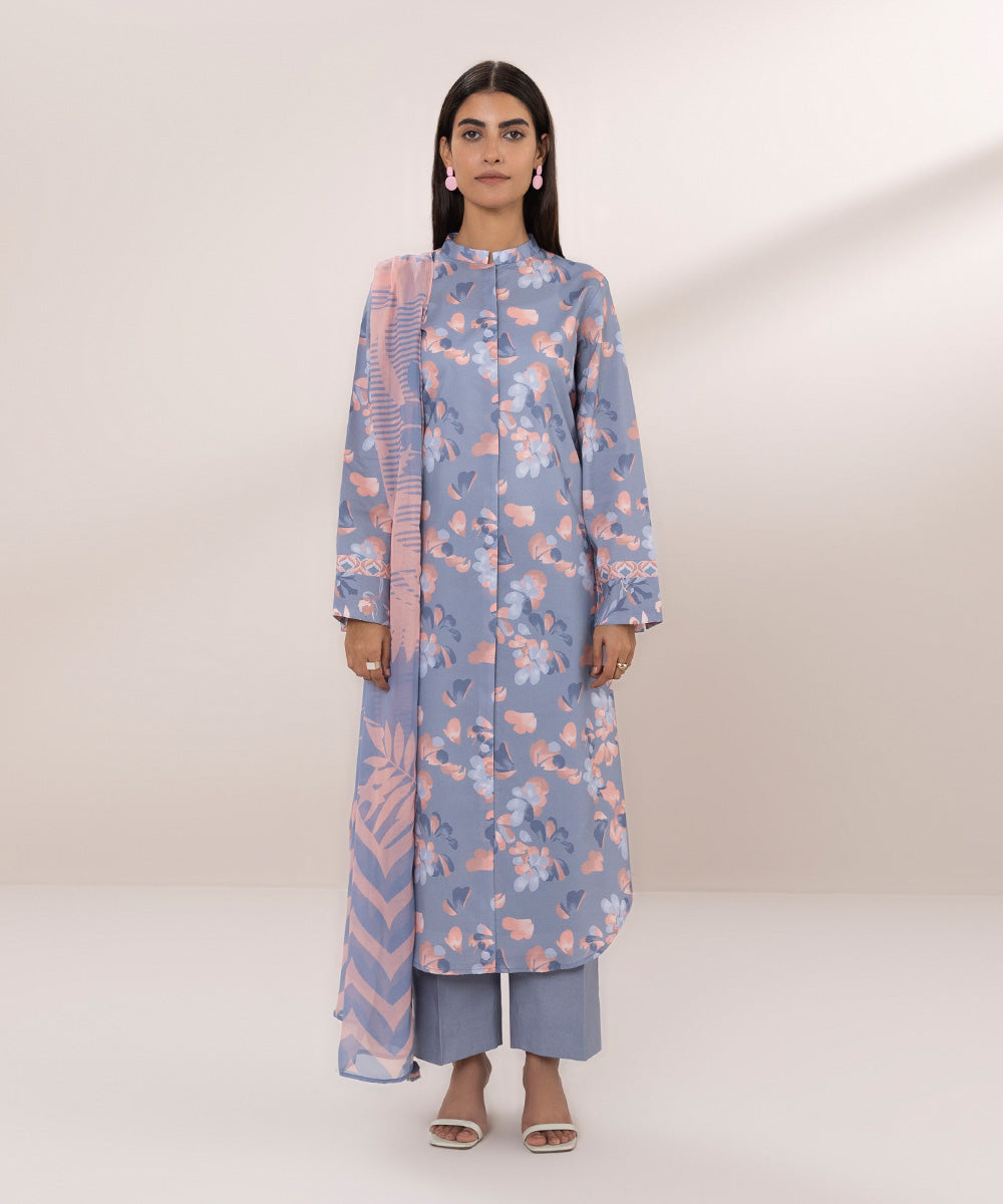 2 Piece Printed Lawn Suit