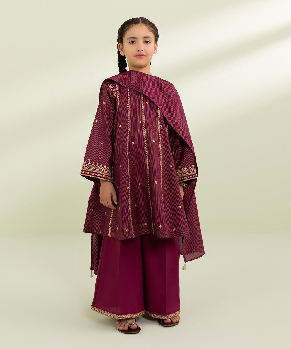 3 Piece Zari Lawn Suit