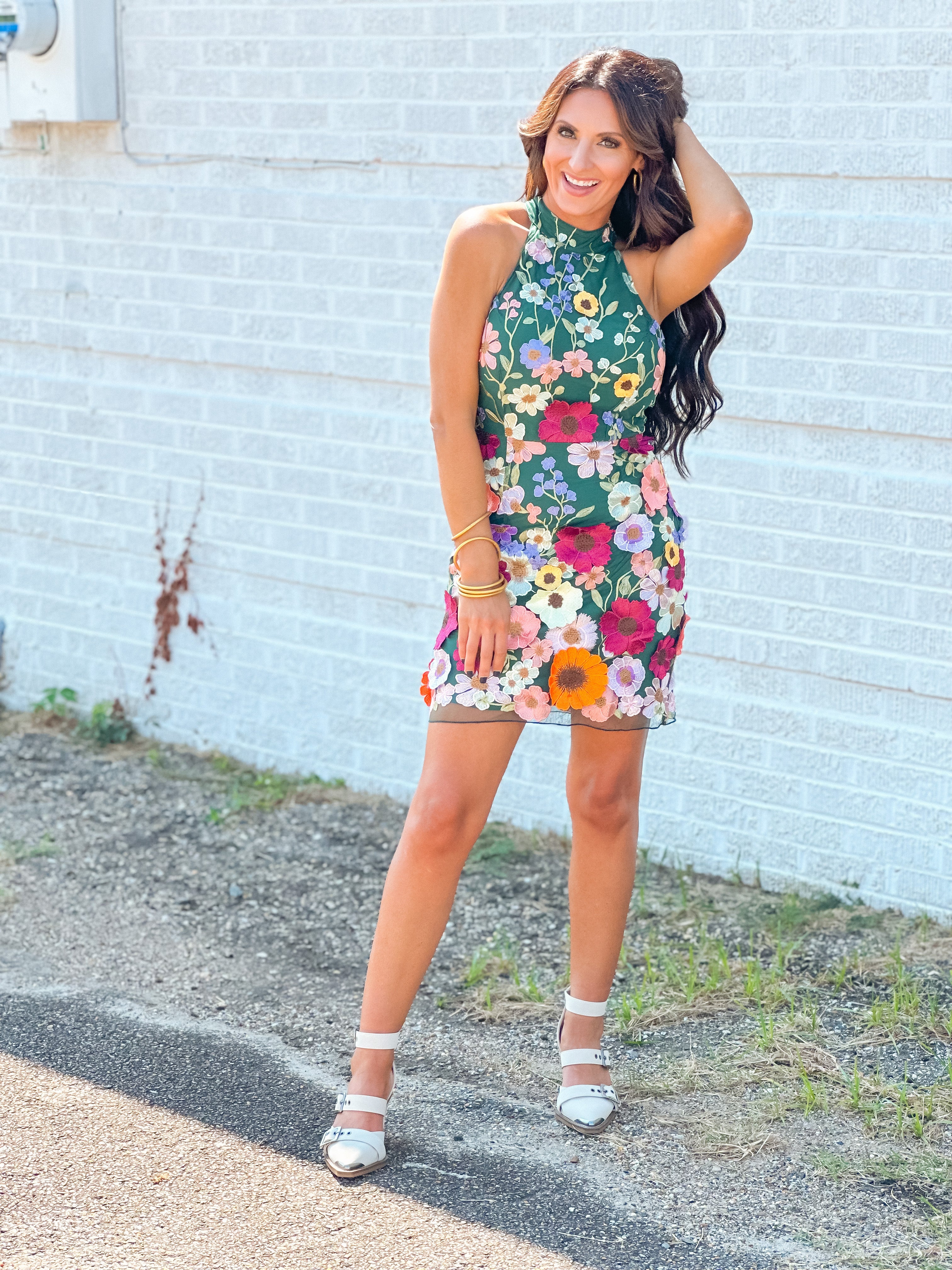 3D Floral Dress - Blooming Bombshell