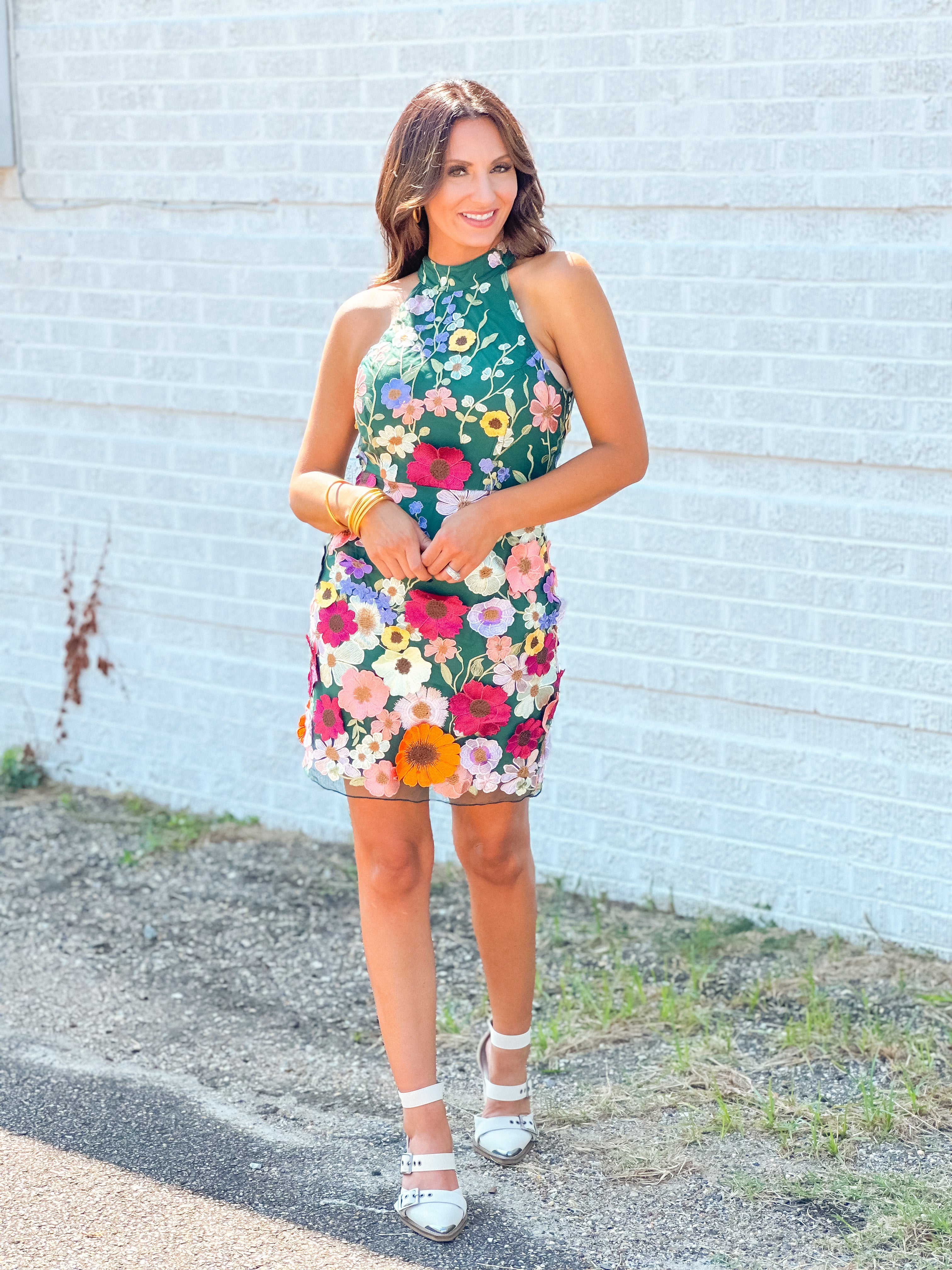 3D Floral Dress - Blooming Bombshell