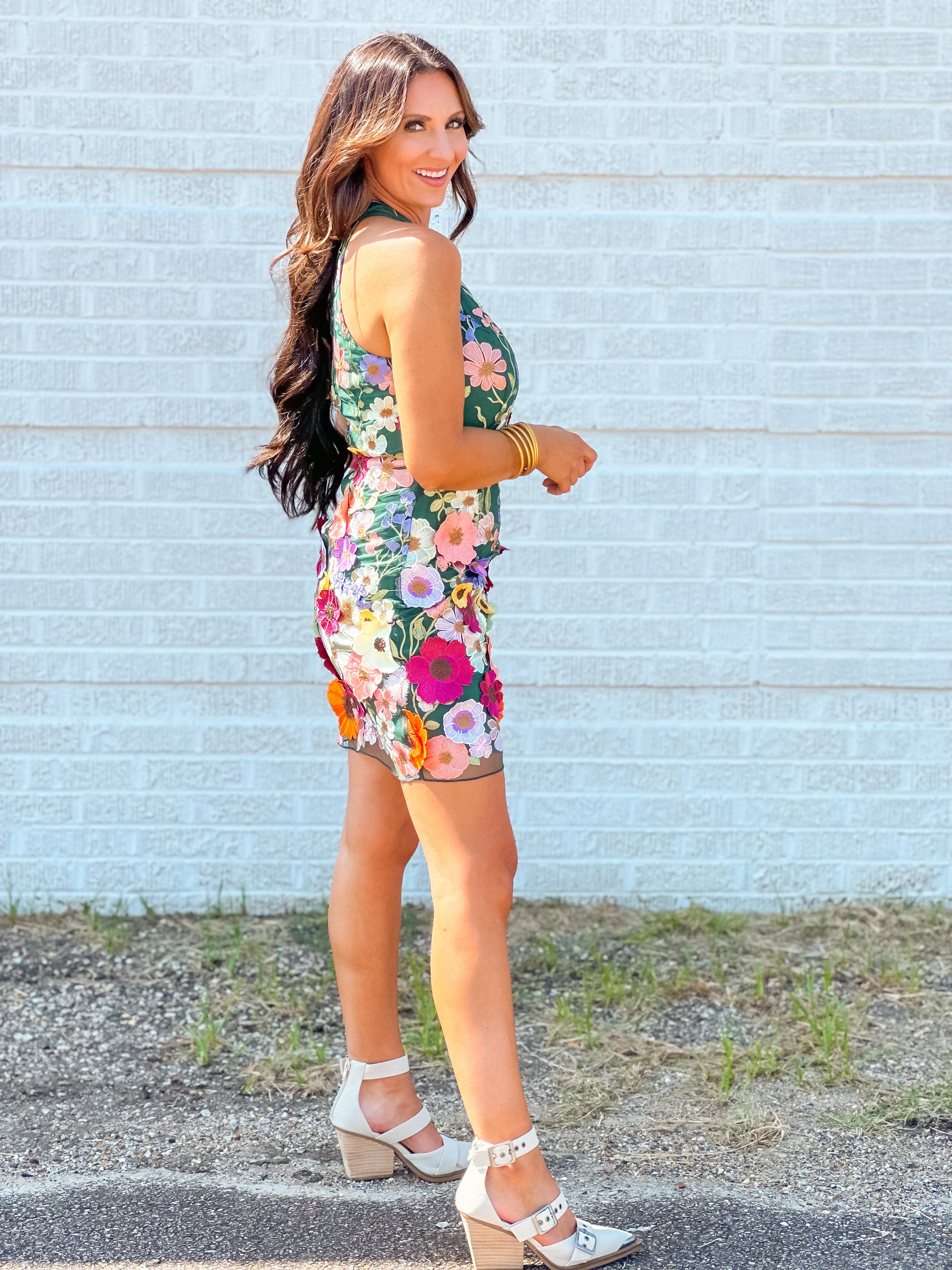 3D Floral Dress - Blooming Bombshell