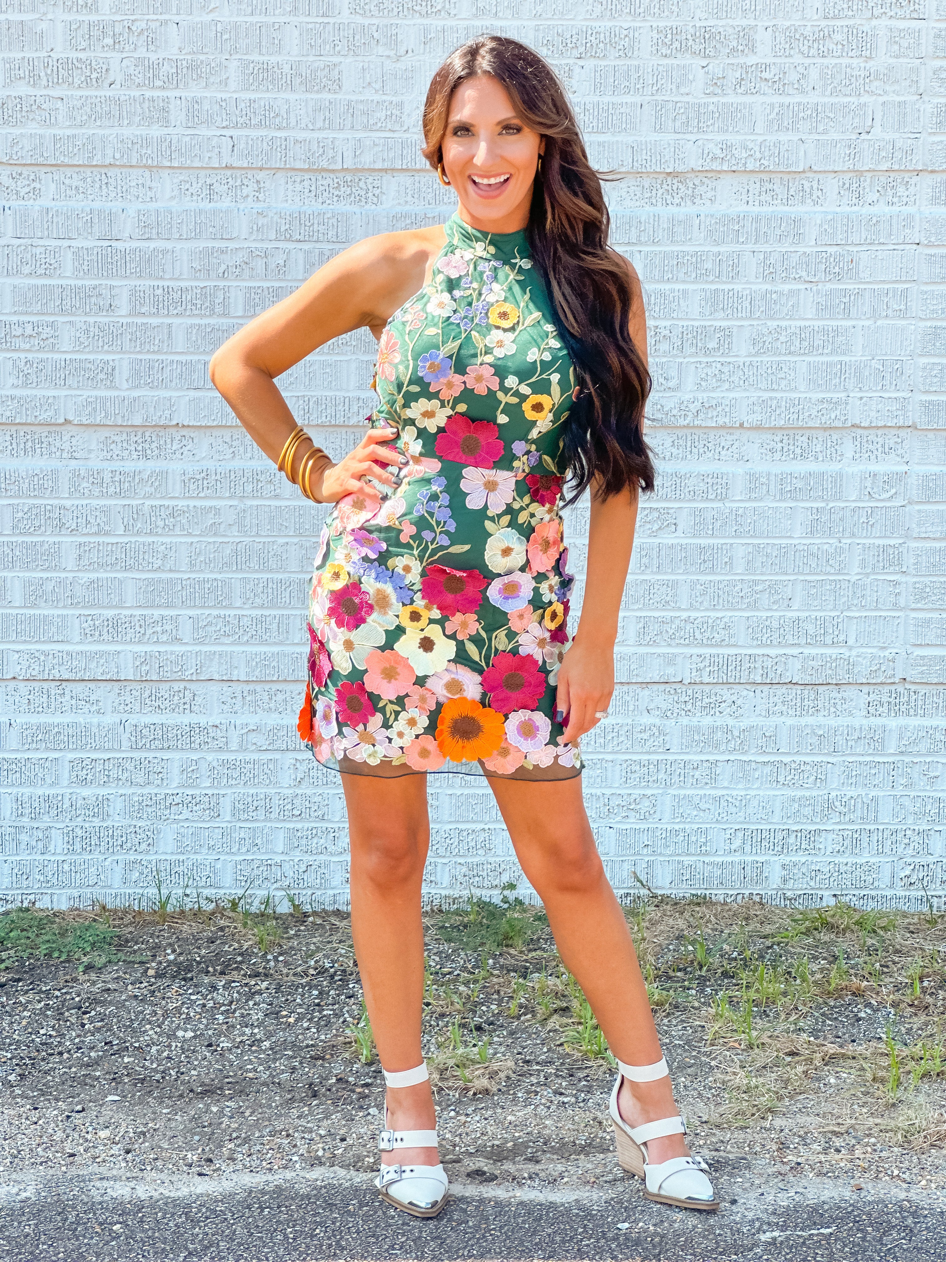 3D Floral Dress - Blooming Bombshell