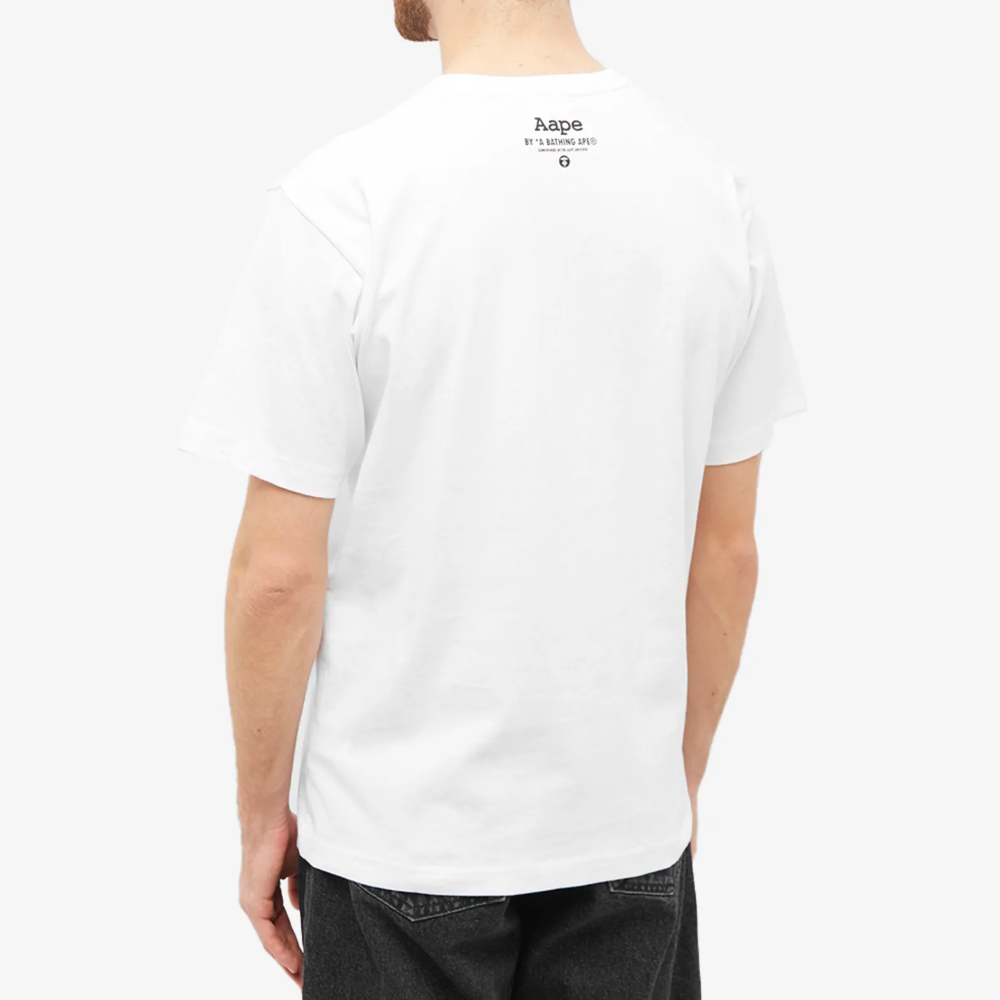 AAPE Moon Face T-Shirt - White