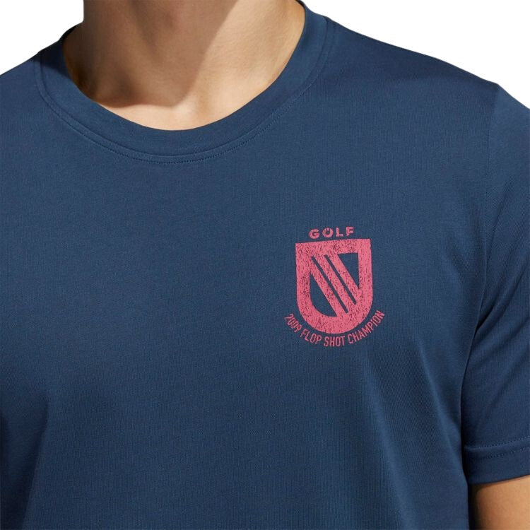 Adidas Golf Champion T-Shirt Men's Navy Pink