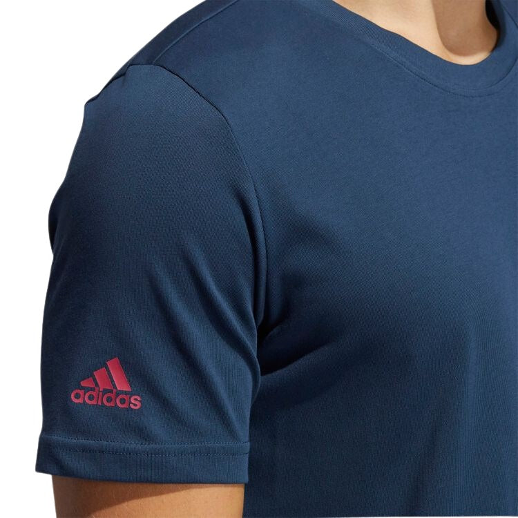 Adidas Golf Champion T-Shirt Men's Navy Pink