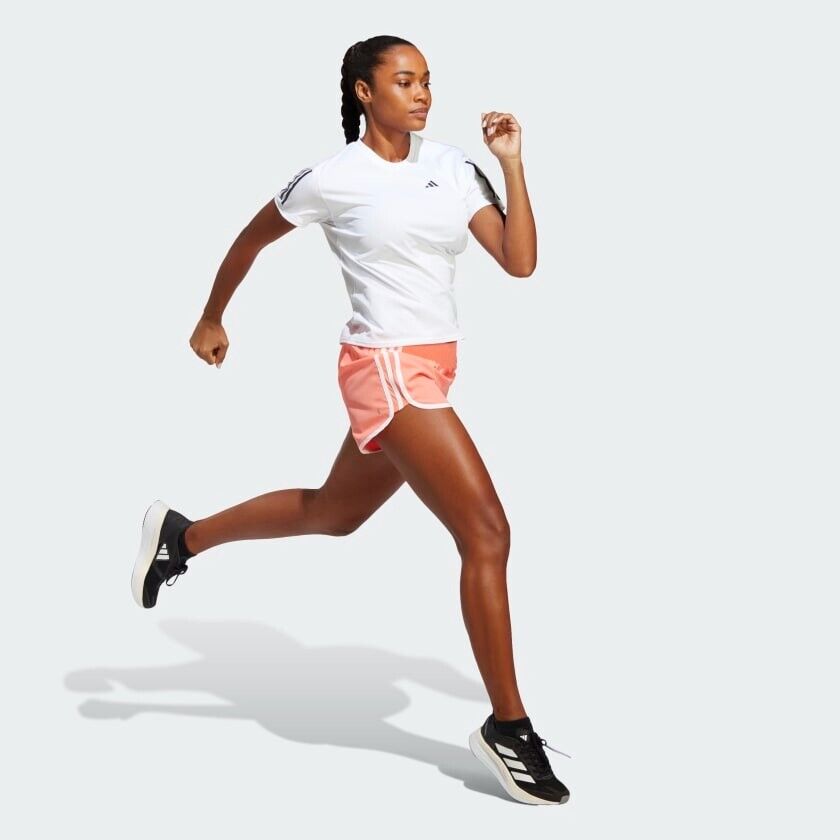 adidas Own The Run Women's Running T-Shirt White Breathable Top