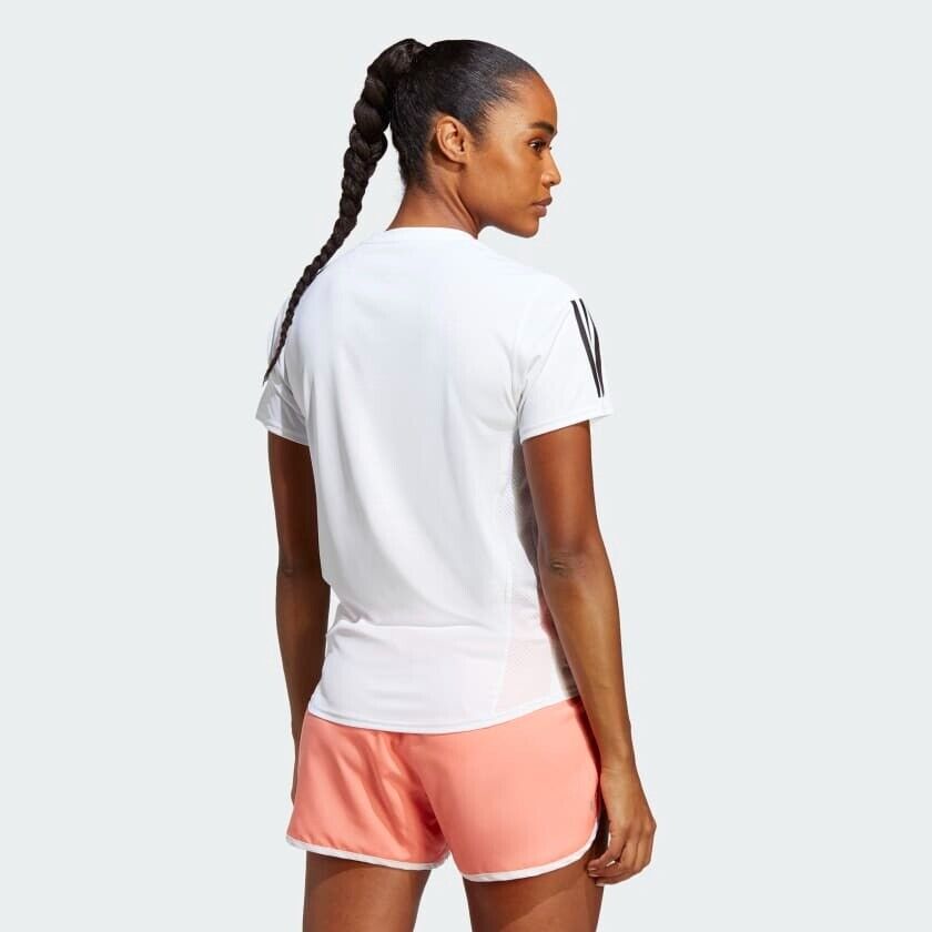 adidas Own The Run Women's Running T-Shirt White Breathable Top