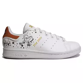 Adidas Stan Smith GW5167 Leather Women's Trainers - White Orange - Size UK 4 | Buy Online