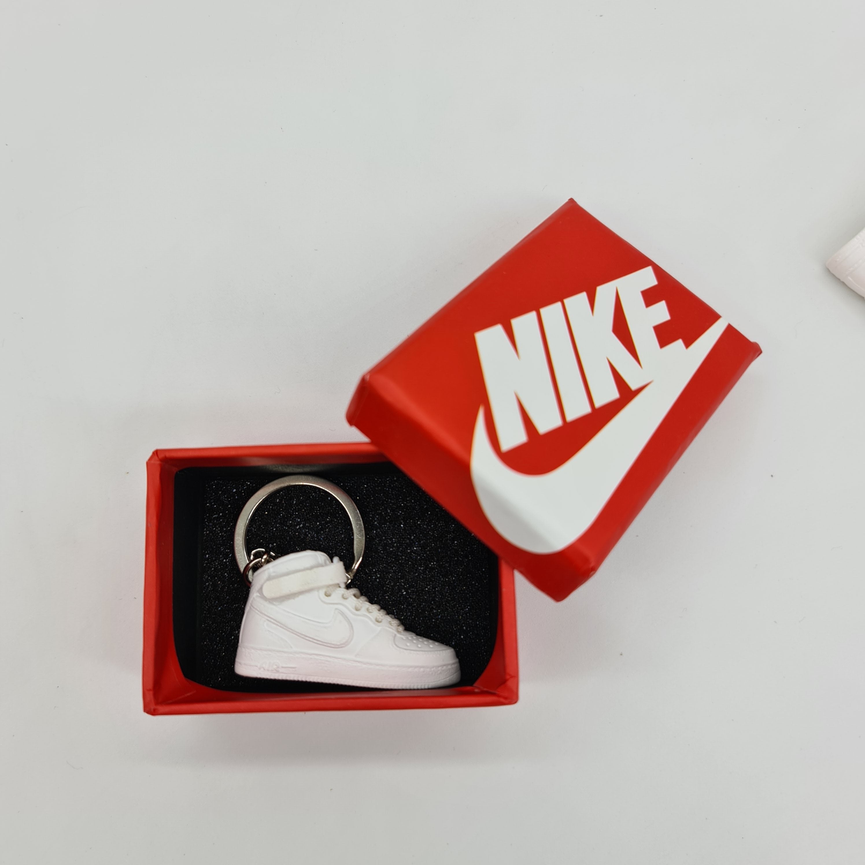 AF1 Mid White Mini Sneaker Keyring