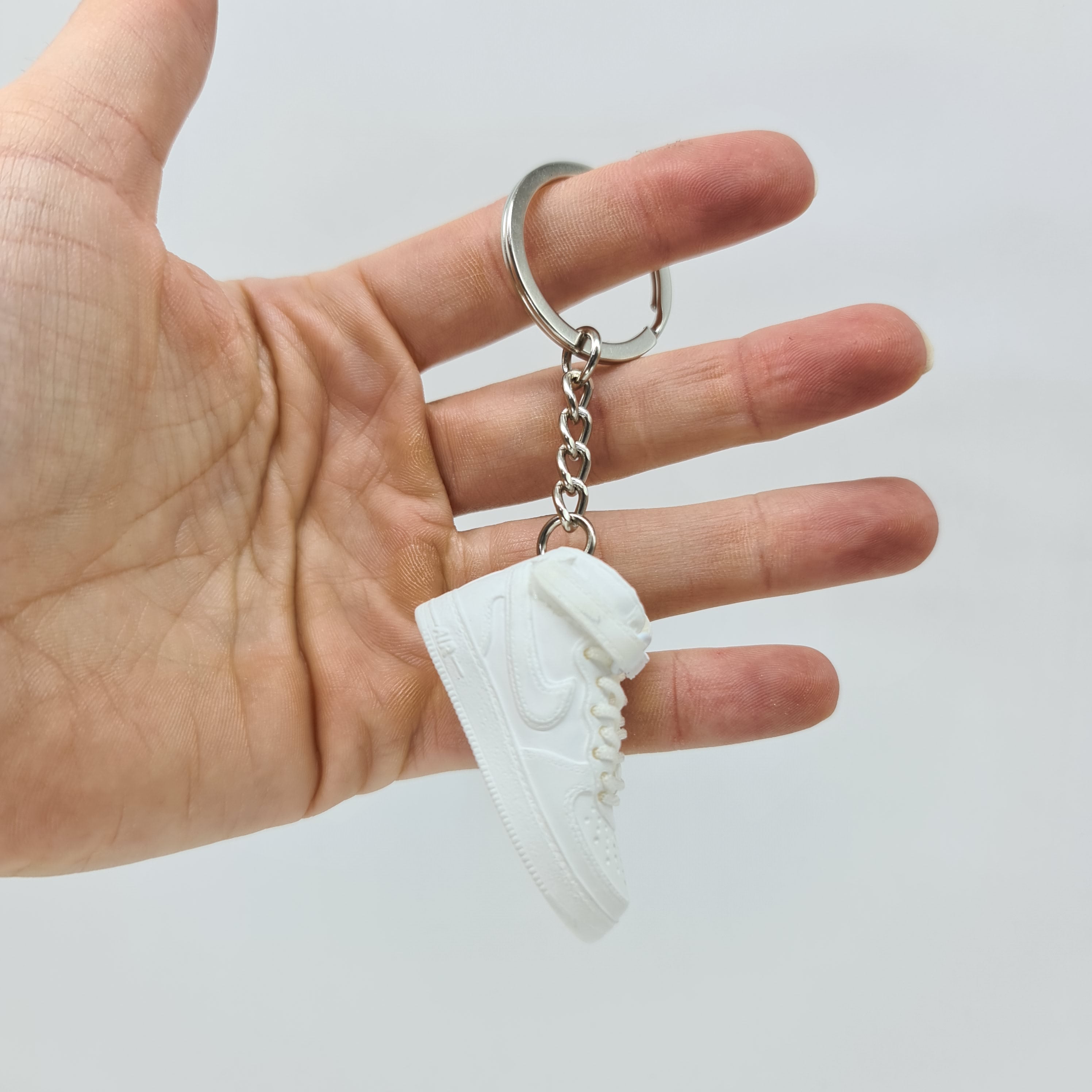 AF1 Mid White Mini Sneaker Keyring