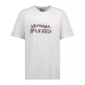 Alexander McQueen White Mirrored Logo T-Shirt