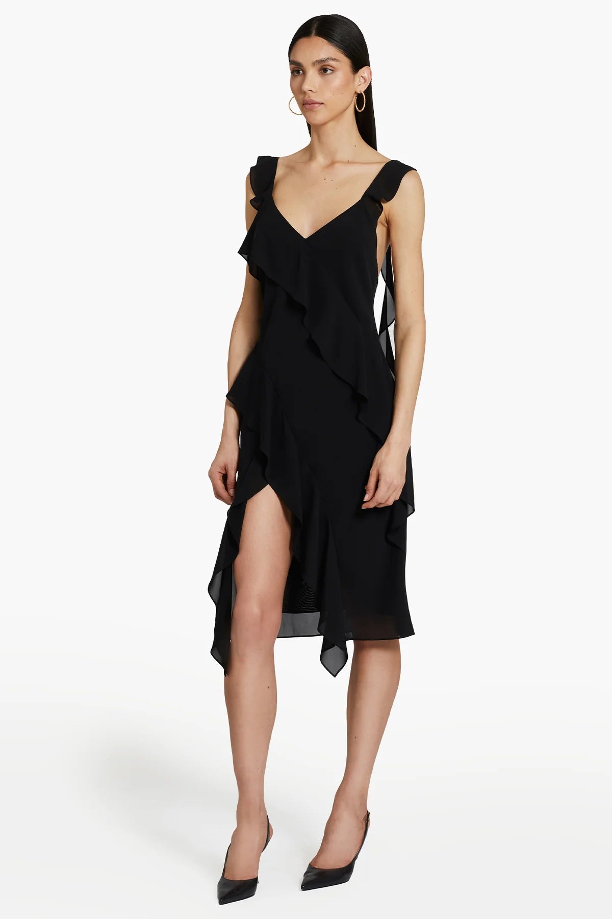 Amanda Uprichard Cantara Black Dress