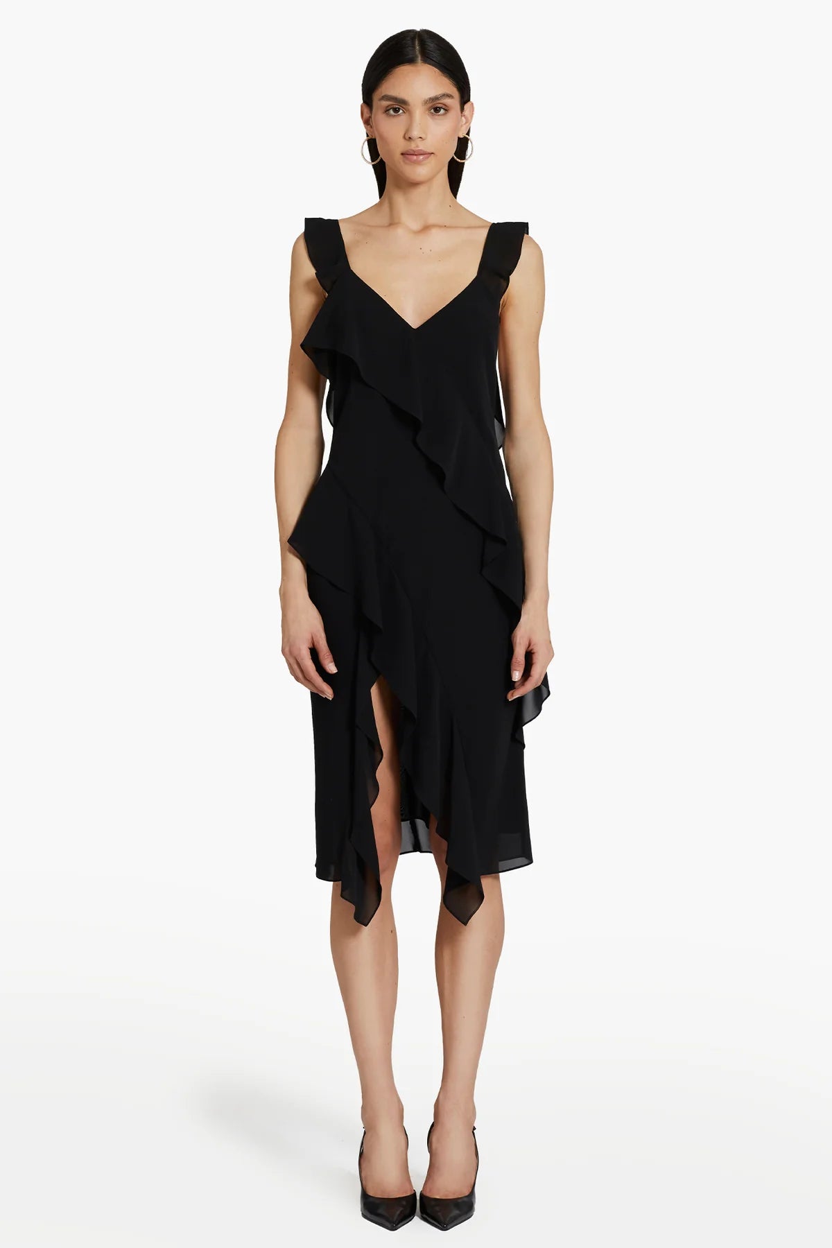 Amanda Uprichard Cantara Black Dress