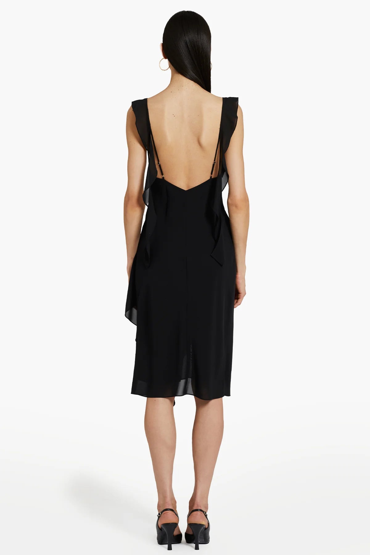 Amanda Uprichard Cantara Black Dress