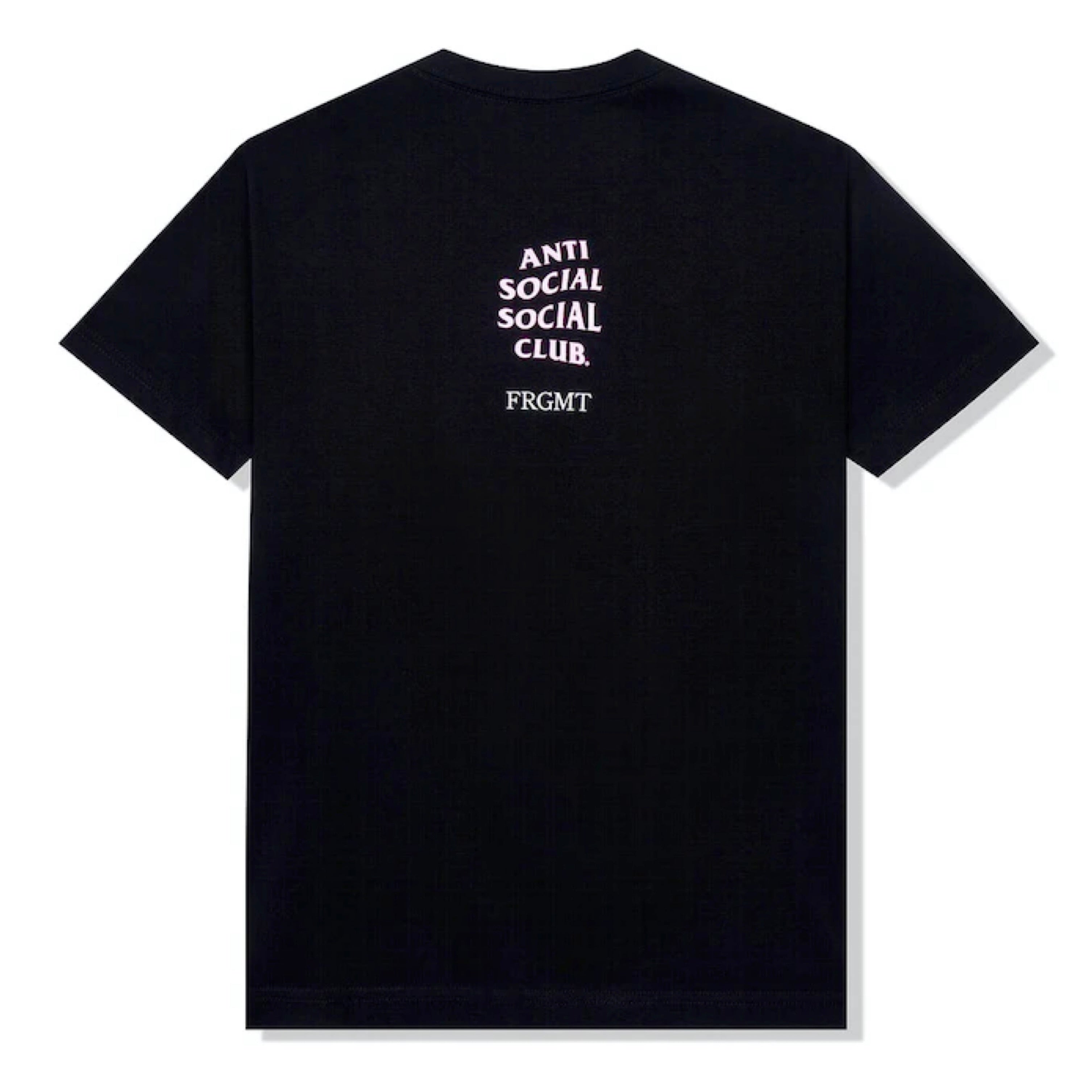 Anti Social Social Club X Fragment Interference Tee Black Pink (40% Off)