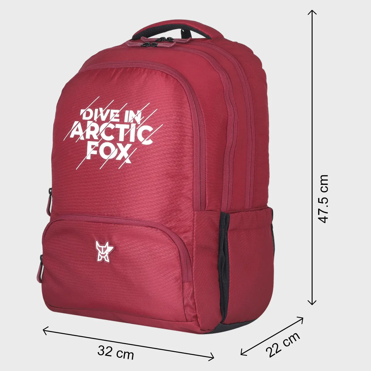 Arctic Fox Hood Tawny Port Laptop Backpack