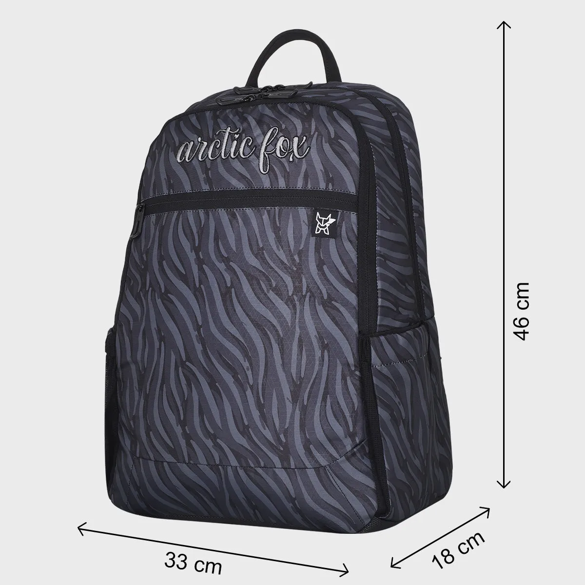 Arctic Fox Stream Black Laptop Backpack