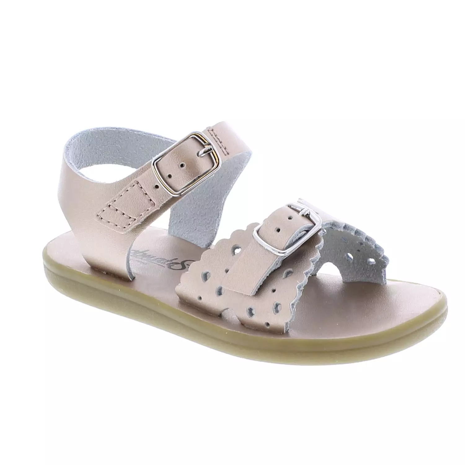 Ariel Eco Kid's Casual Sandal - Rose Gold Microfiber