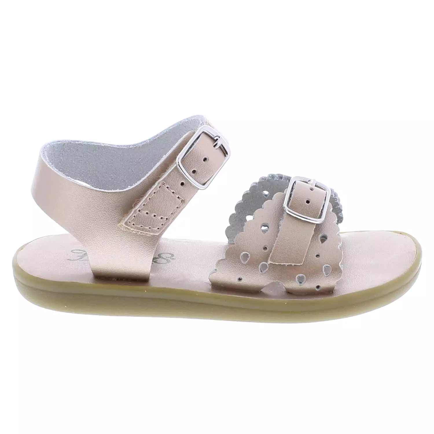 Ariel Eco Kid's Casual Sandal - Rose Gold Microfiber