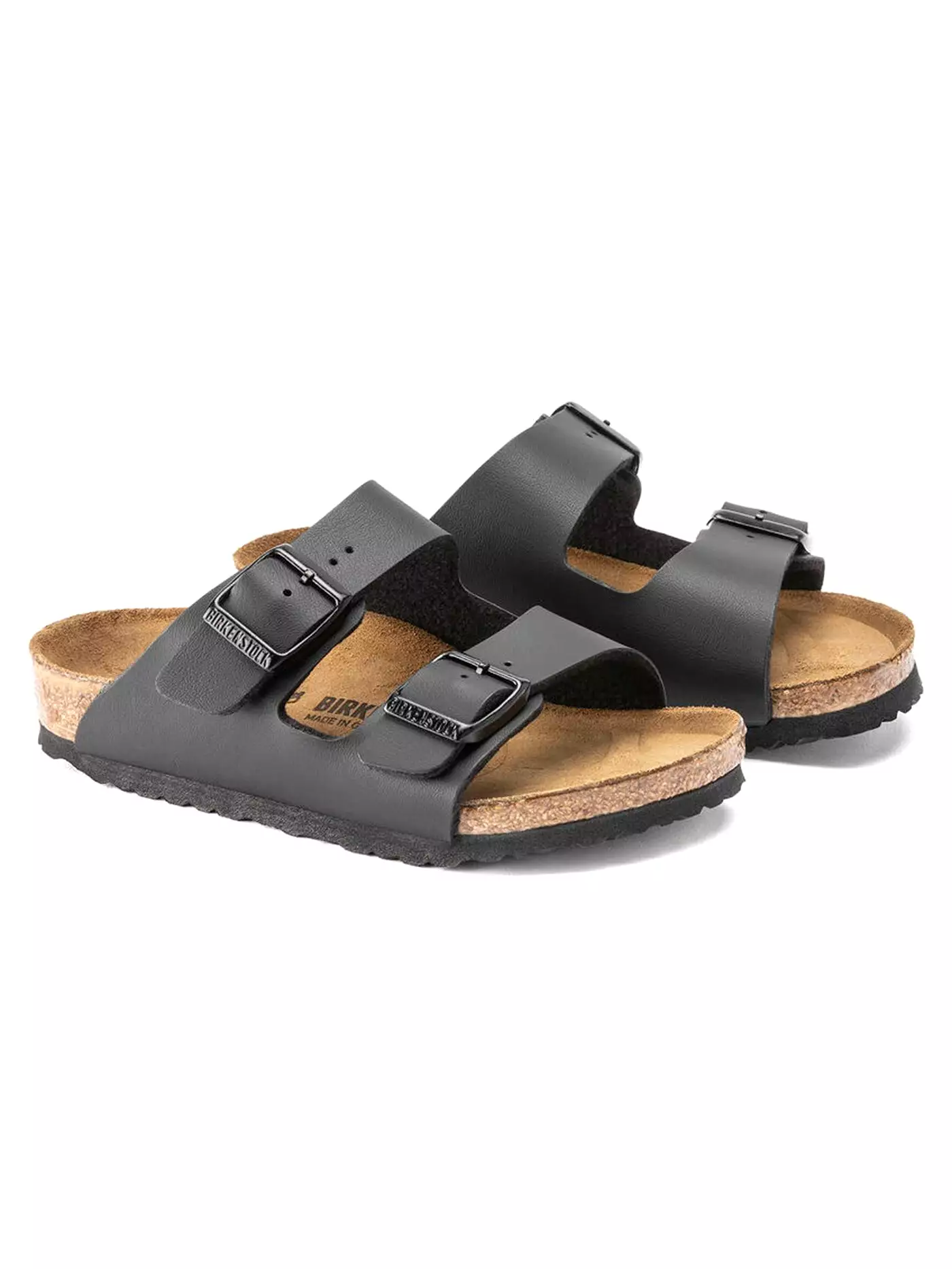 Arizona Birko-flor black sandals for kids