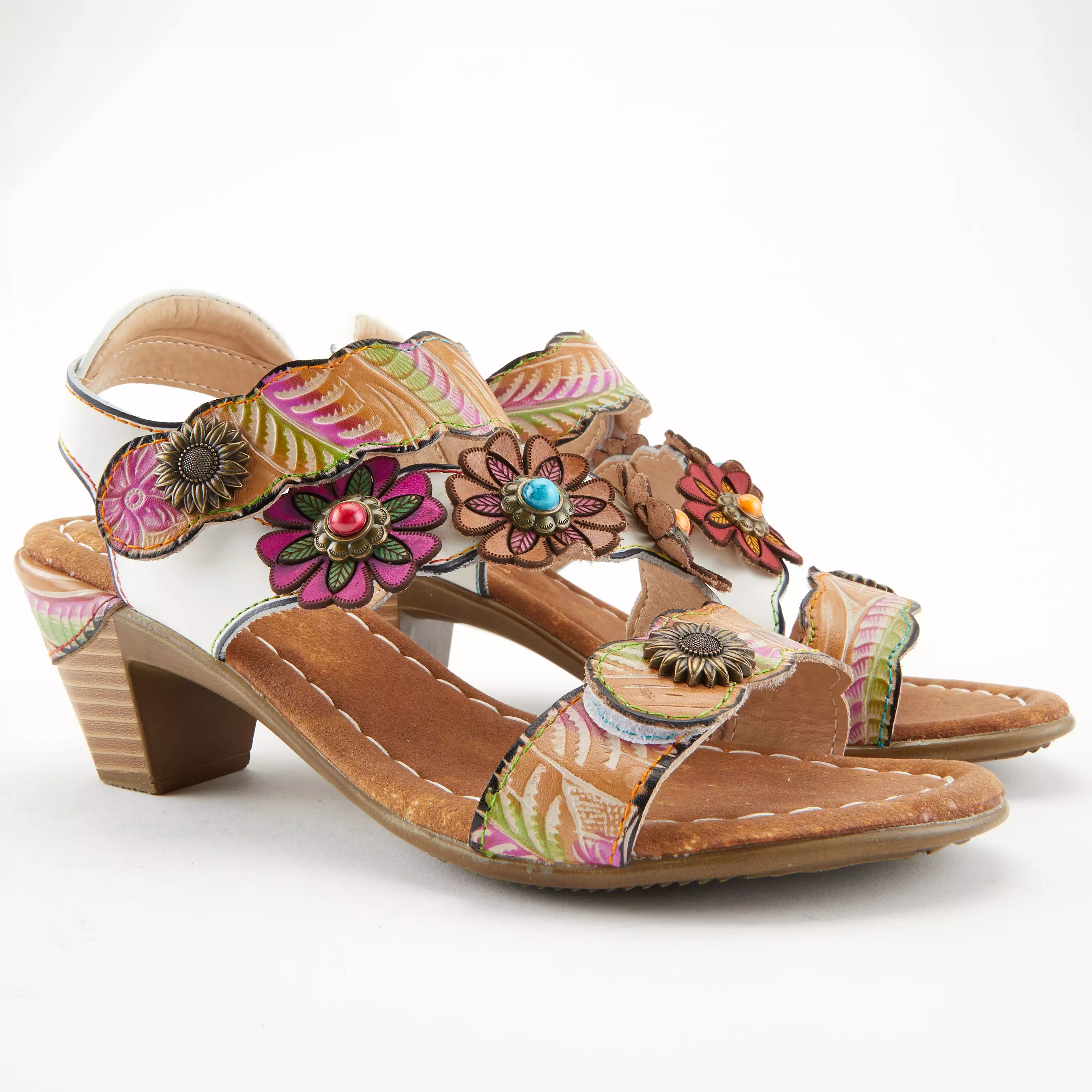 Artist Aromas slingback sandals.