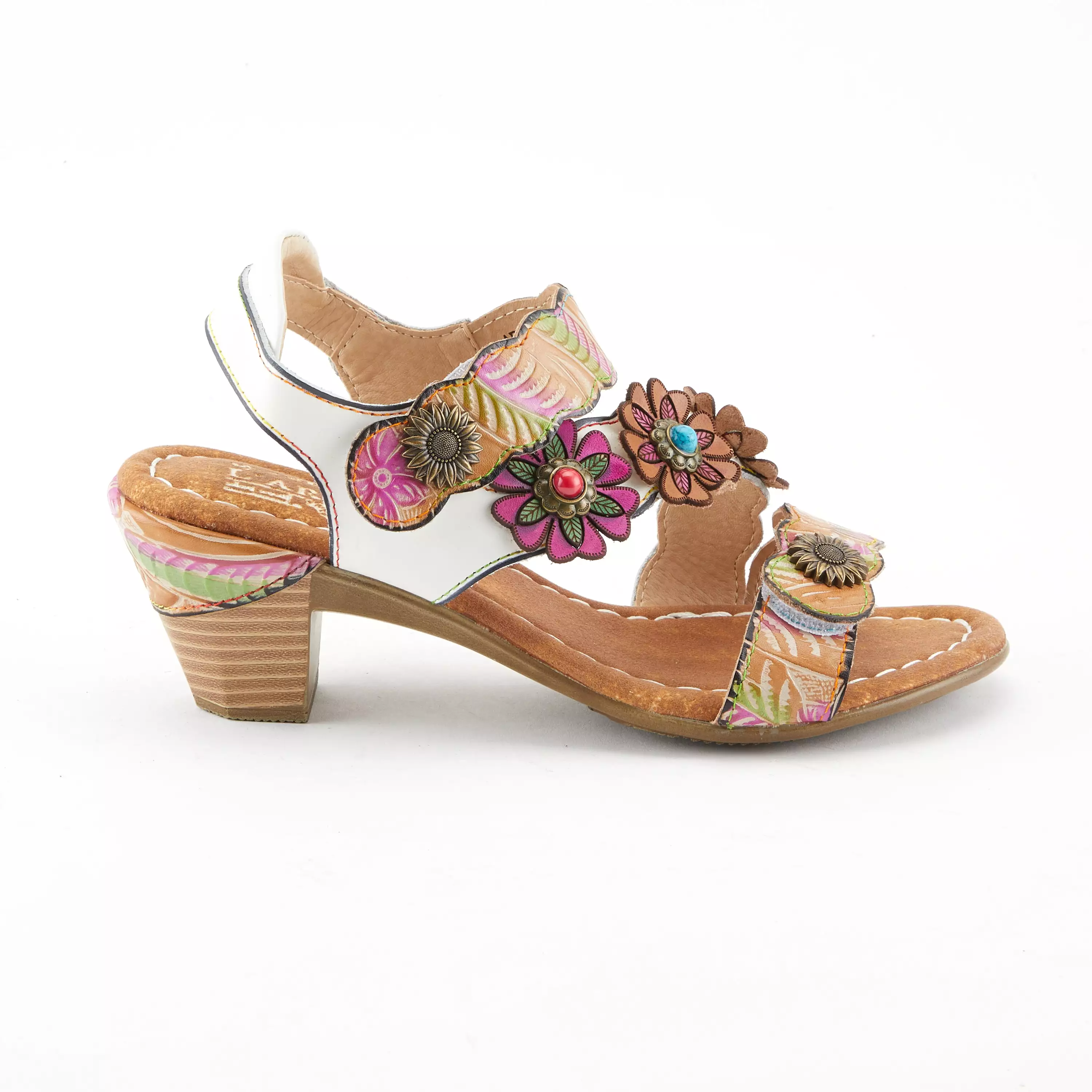 Artist Aromas slingback sandals.