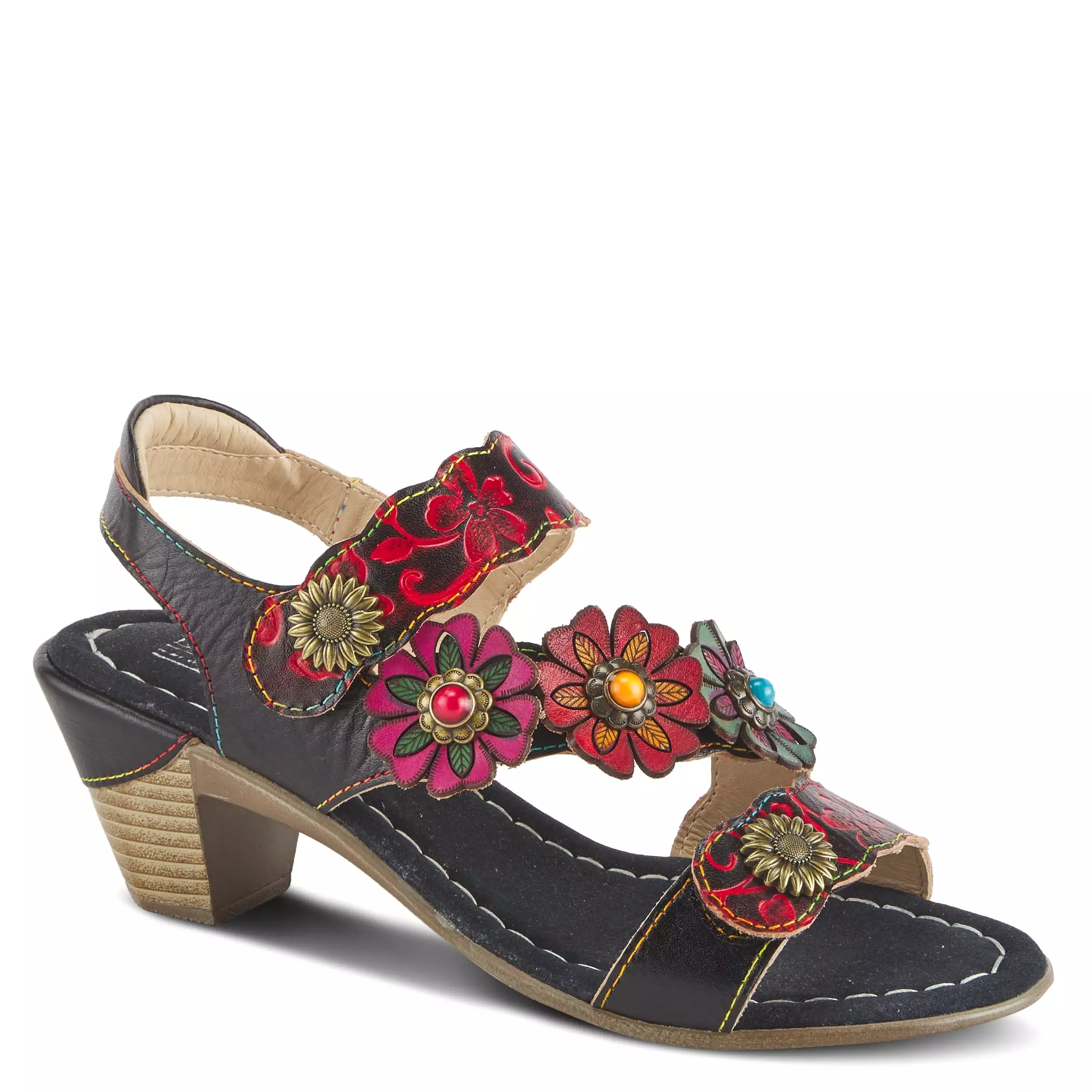 Artist Aromas slingback sandals.