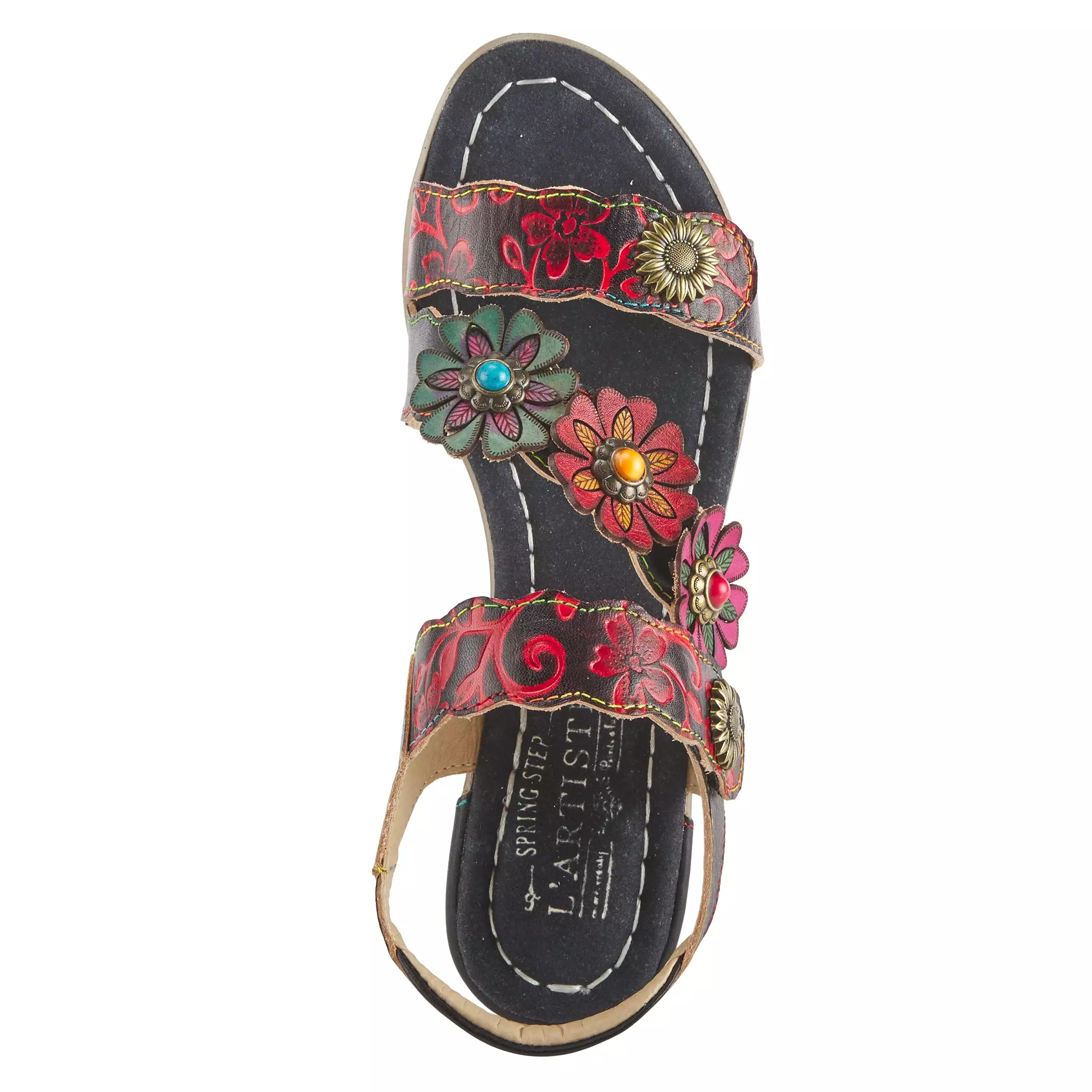 Artist Aromas slingback sandals.