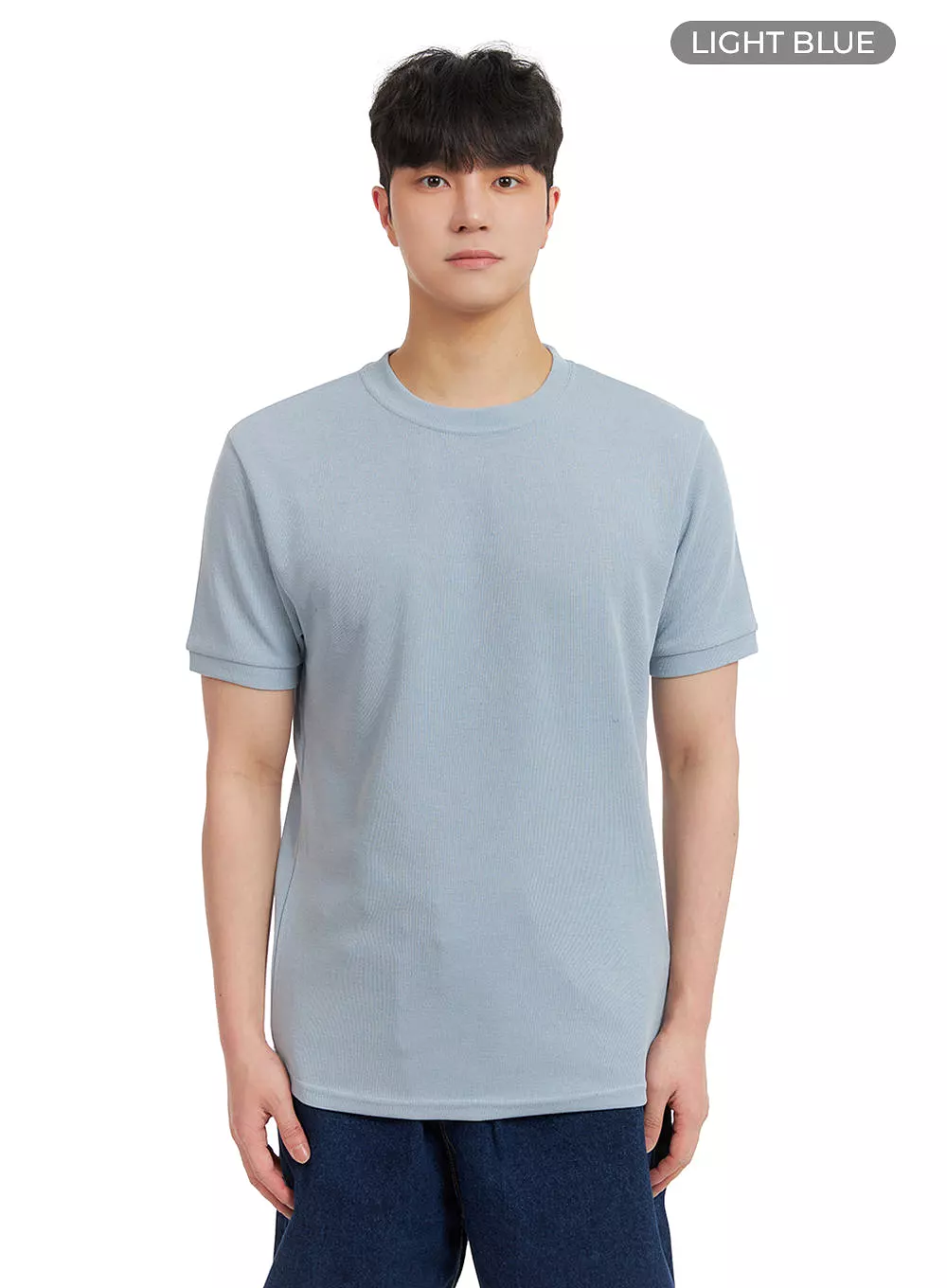 Basic Solid T-Shirt for Men, IA402