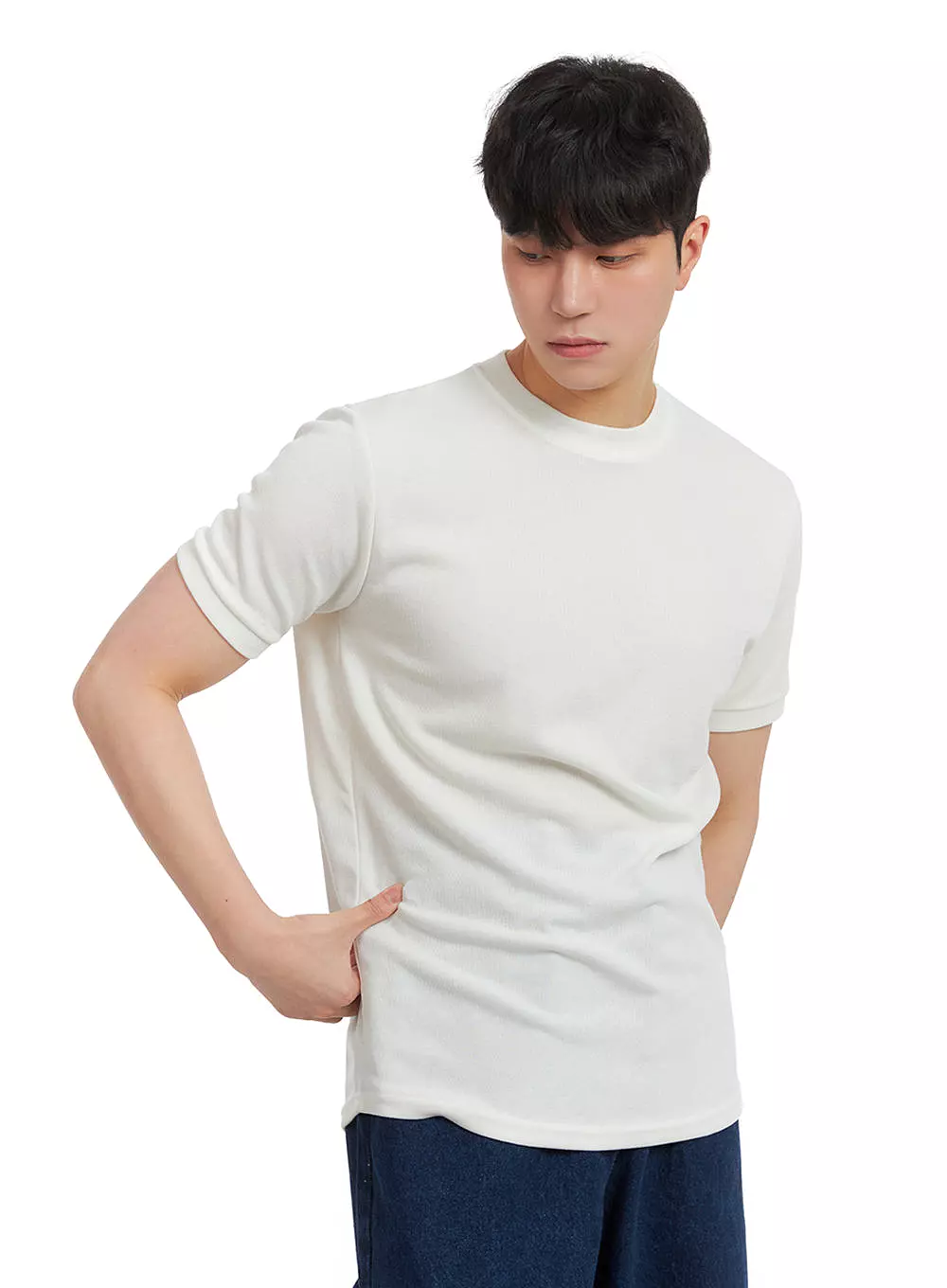 Basic Solid T-Shirt for Men, IA402