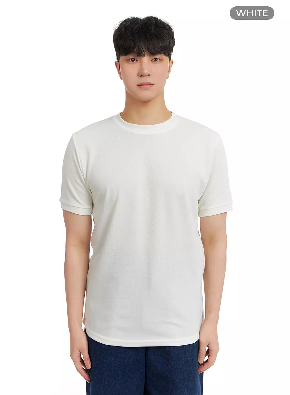 Basic Solid T-Shirt for Men, IA402