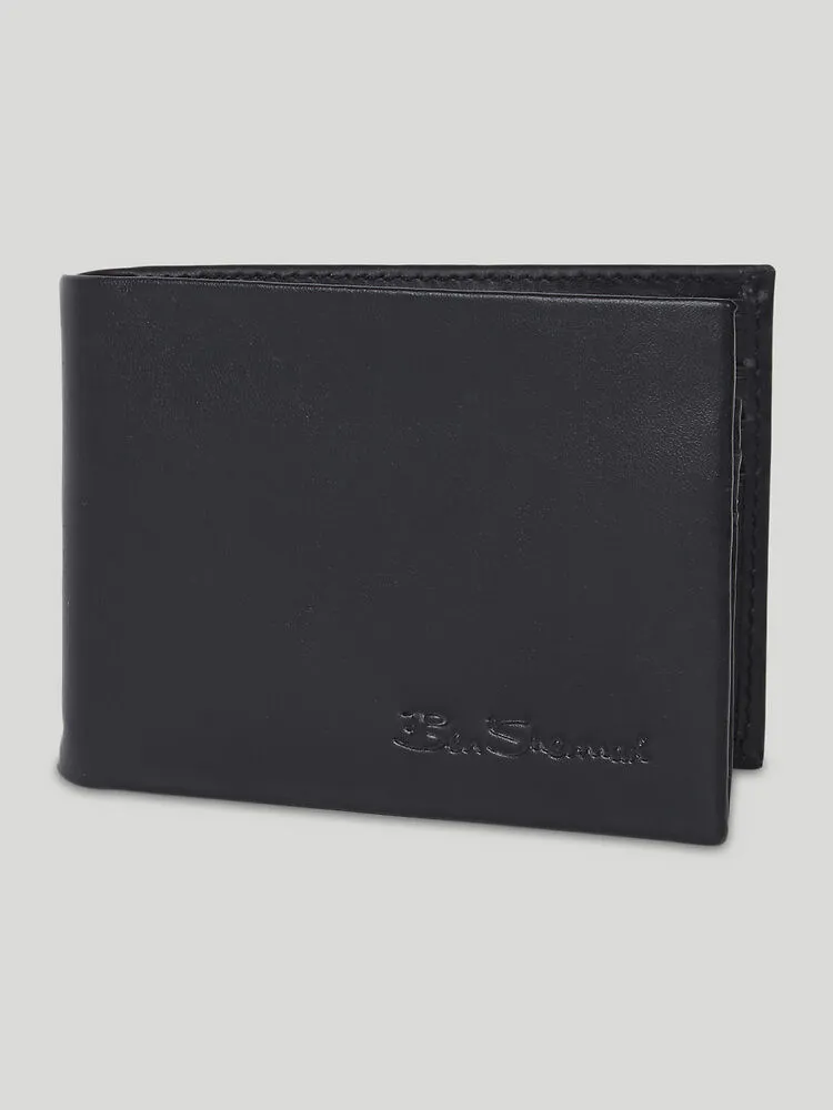 Ben Sherman Black Belt and Wallet Gift Set