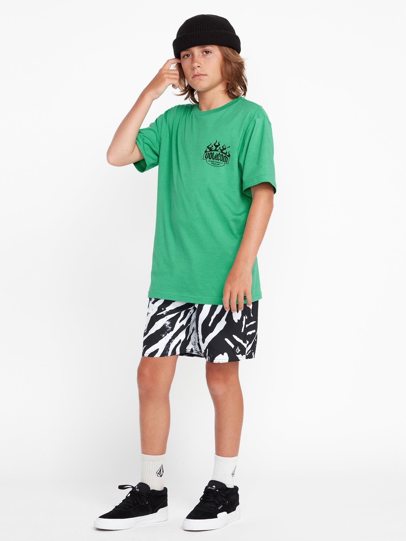 Big Boys Heater Short Sleeve Tee - Olive Green