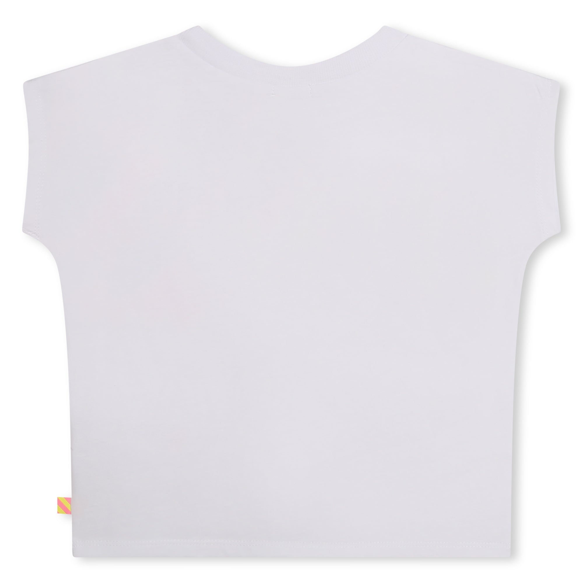 Billieblush Girls White Short Sleeves Tee-Shirt