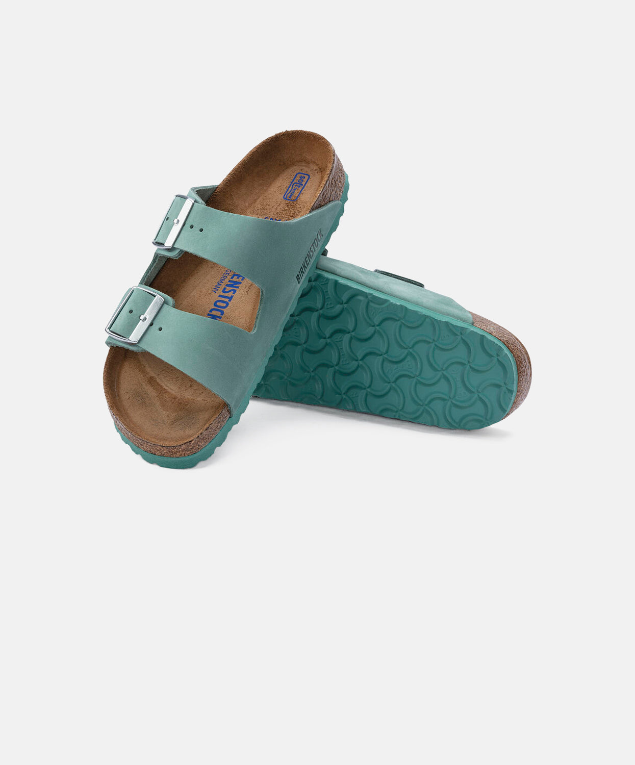 Birkenstock Arizona Nubuck Leather Beryl Soft Footbed Sandals - Shop now.