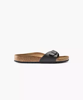 Birkenstock black sandals Madrid Big Buckle Oiled Leather