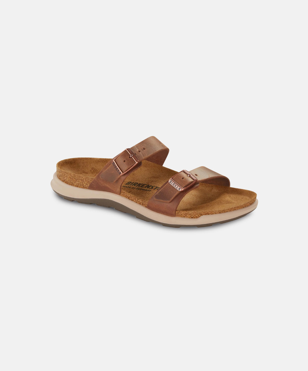 Birkenstock Ginger Brown Sandals - Sierra Cross Town Waxy Oiled Leather - Top Quality