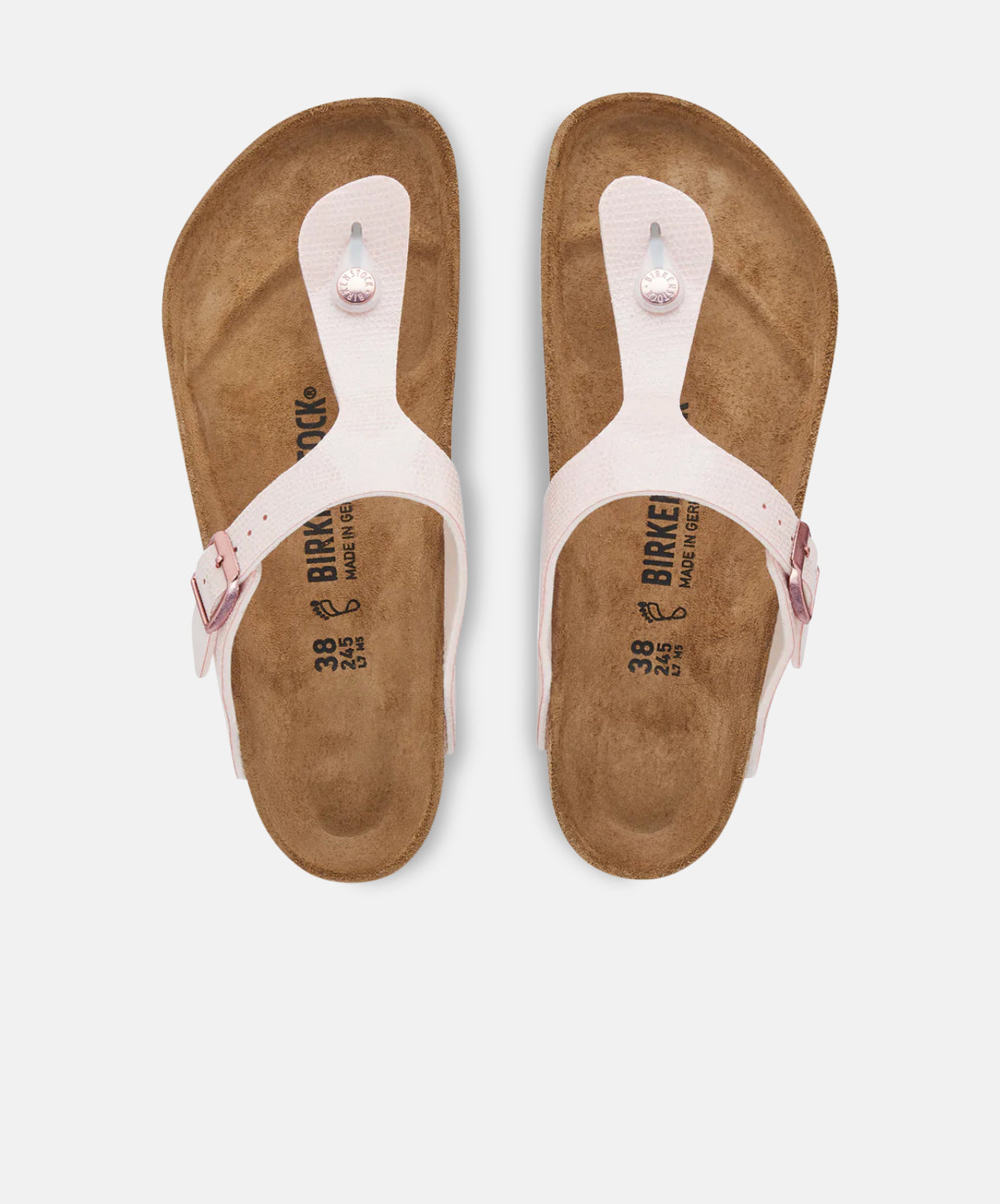 Birkenstock Gizeh sandals - Magical Metallic Light Rose - Birko-Flor - result: Birkenstock Gizeh sandals