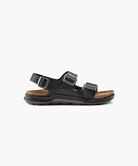 Birkenstock Milano Black Leather Sandals