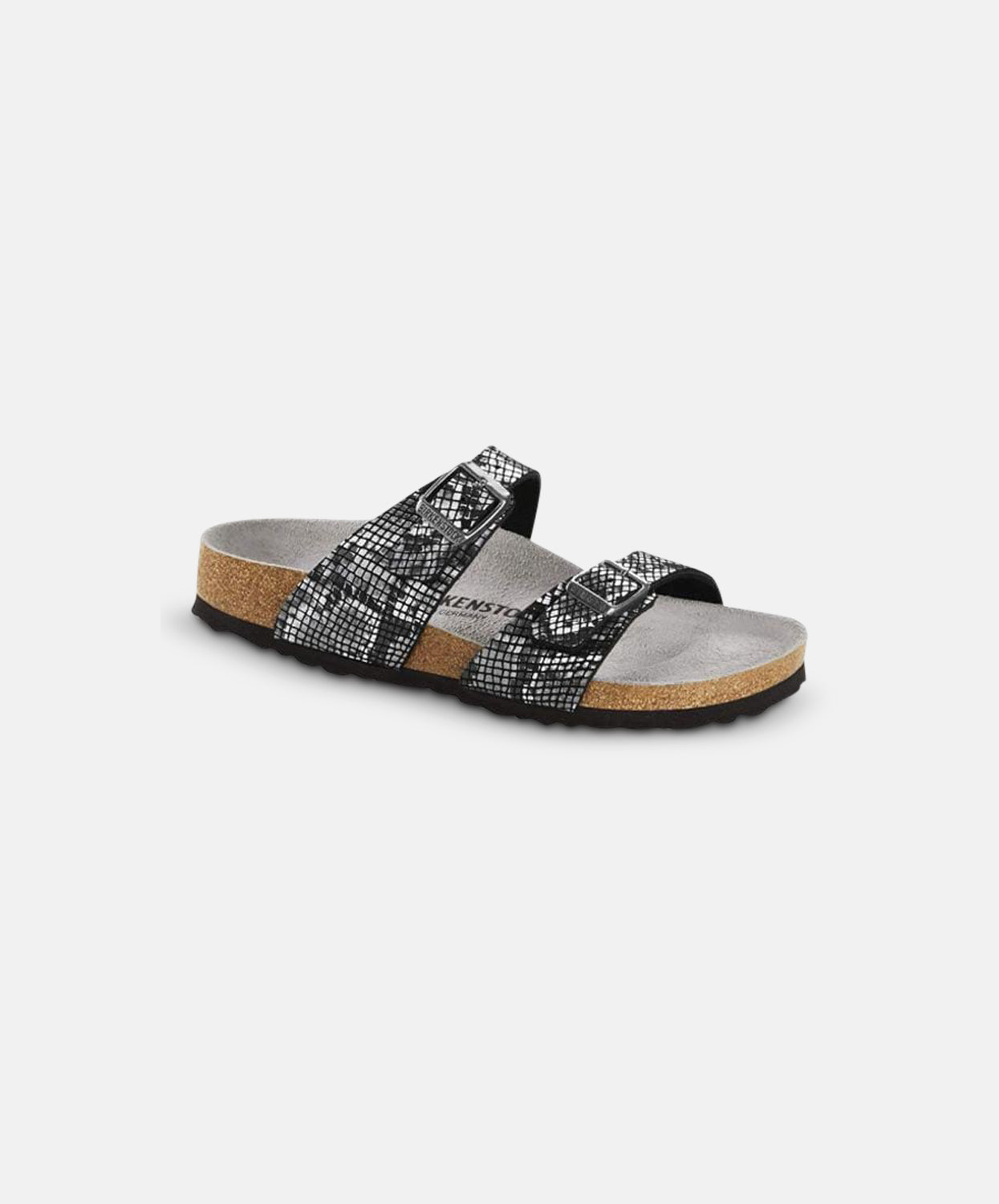 Birkenstock Sydney Python Black Sandals