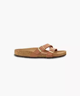 Birkenstock Yao BirkiBuc Sandals, Earthy Pecan, Vegan – Buy Now!