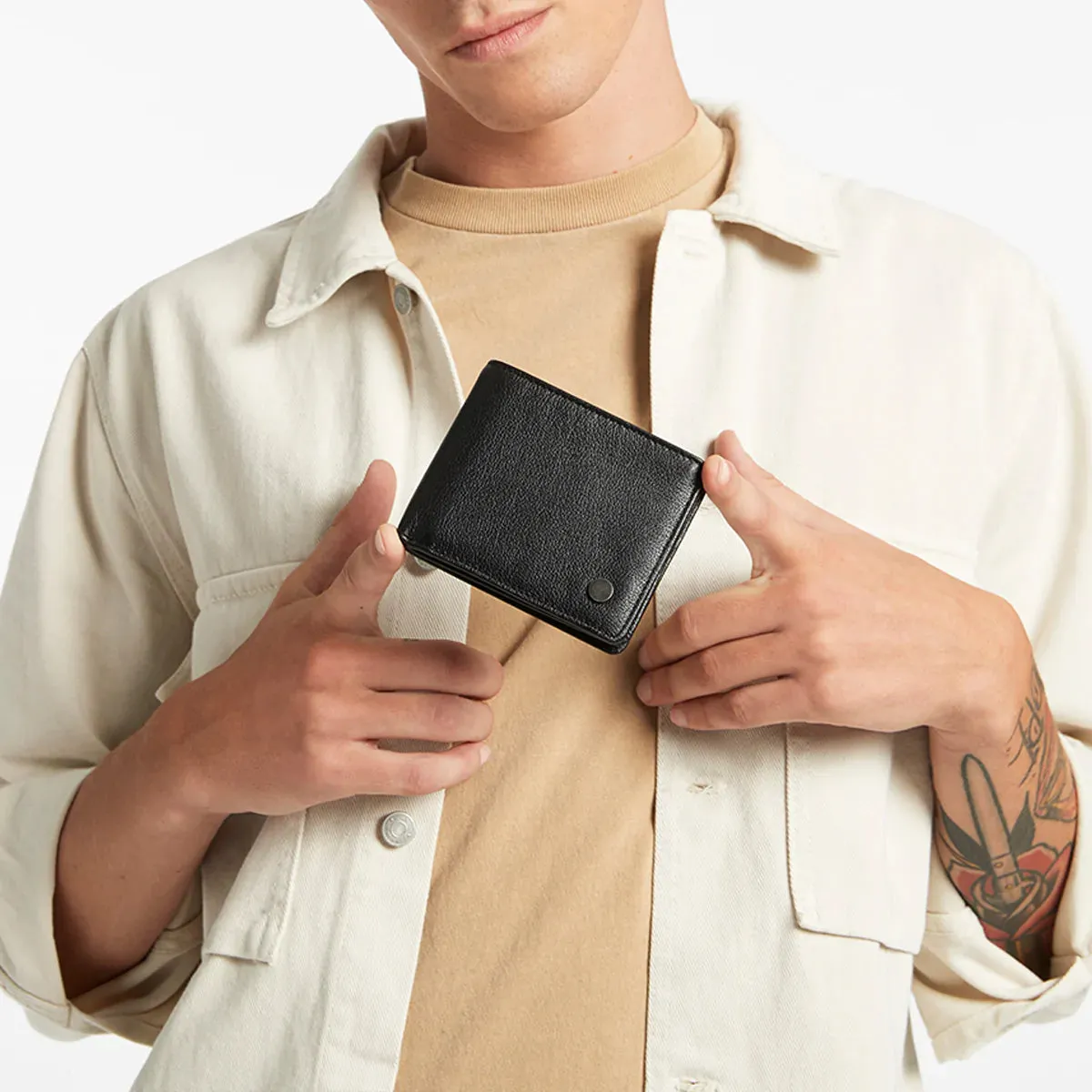 Black Leonard Wallet - Get the Latest Status Anxiety Piece!