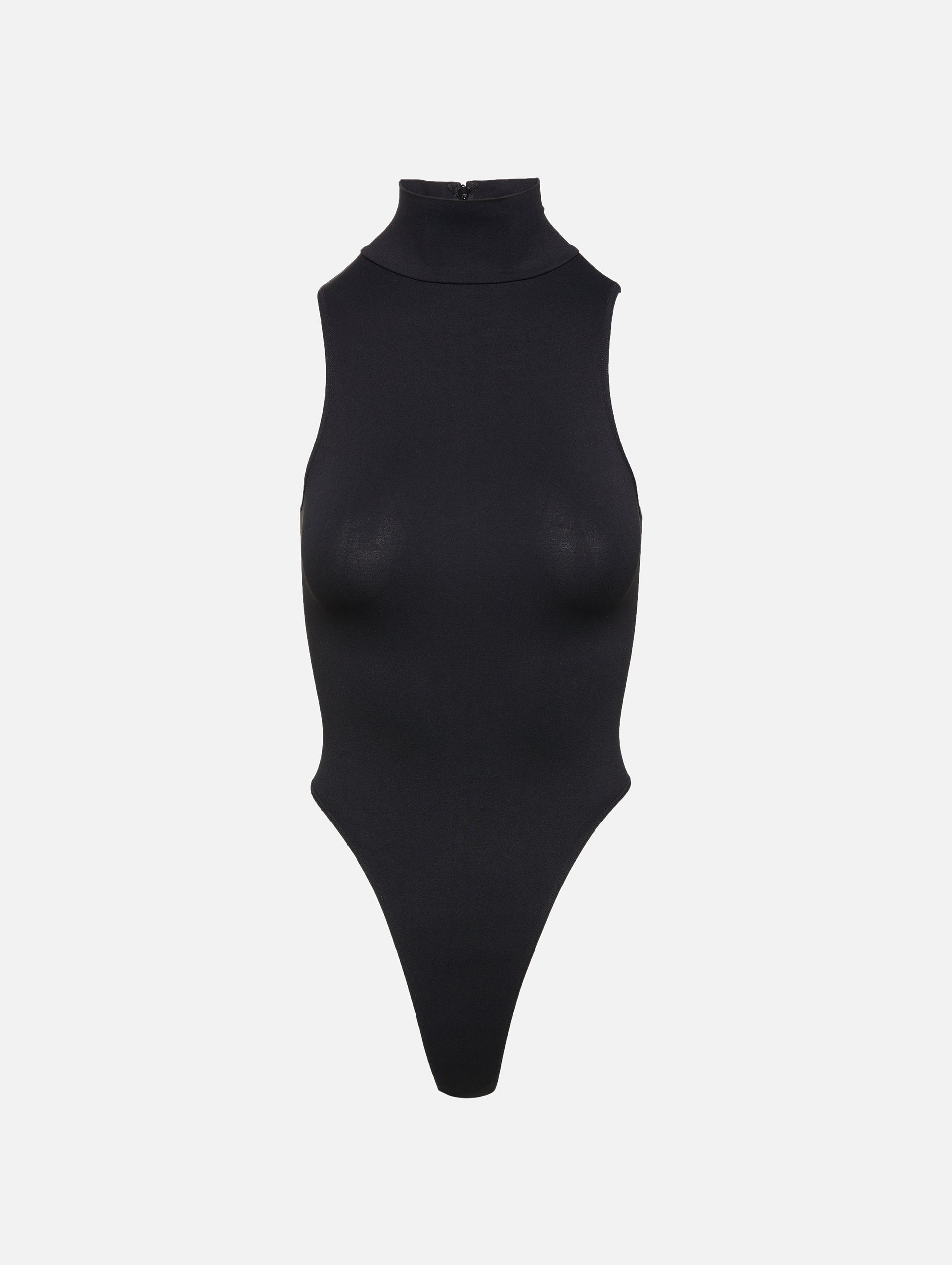 Black Turtleneck Bodysuit