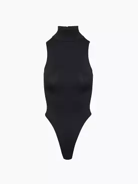 Black Turtleneck Bodysuit