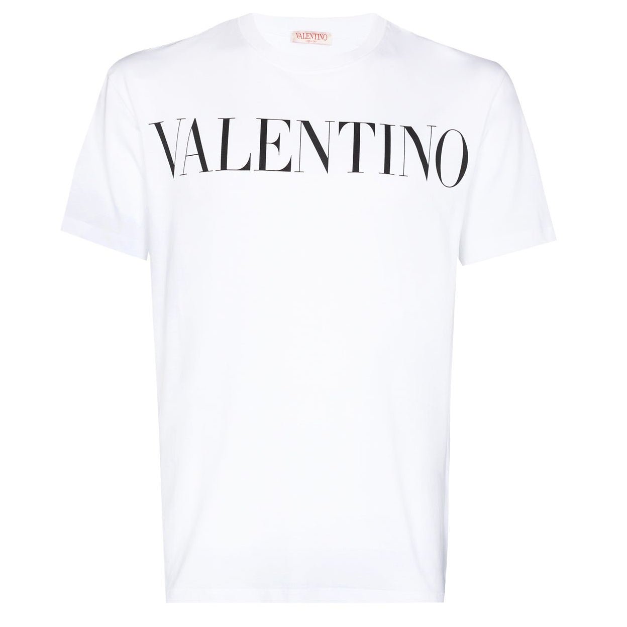 Black Valentino Logo T-Shirt - White.