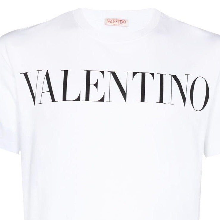 Black Valentino Logo T-Shirt - White.