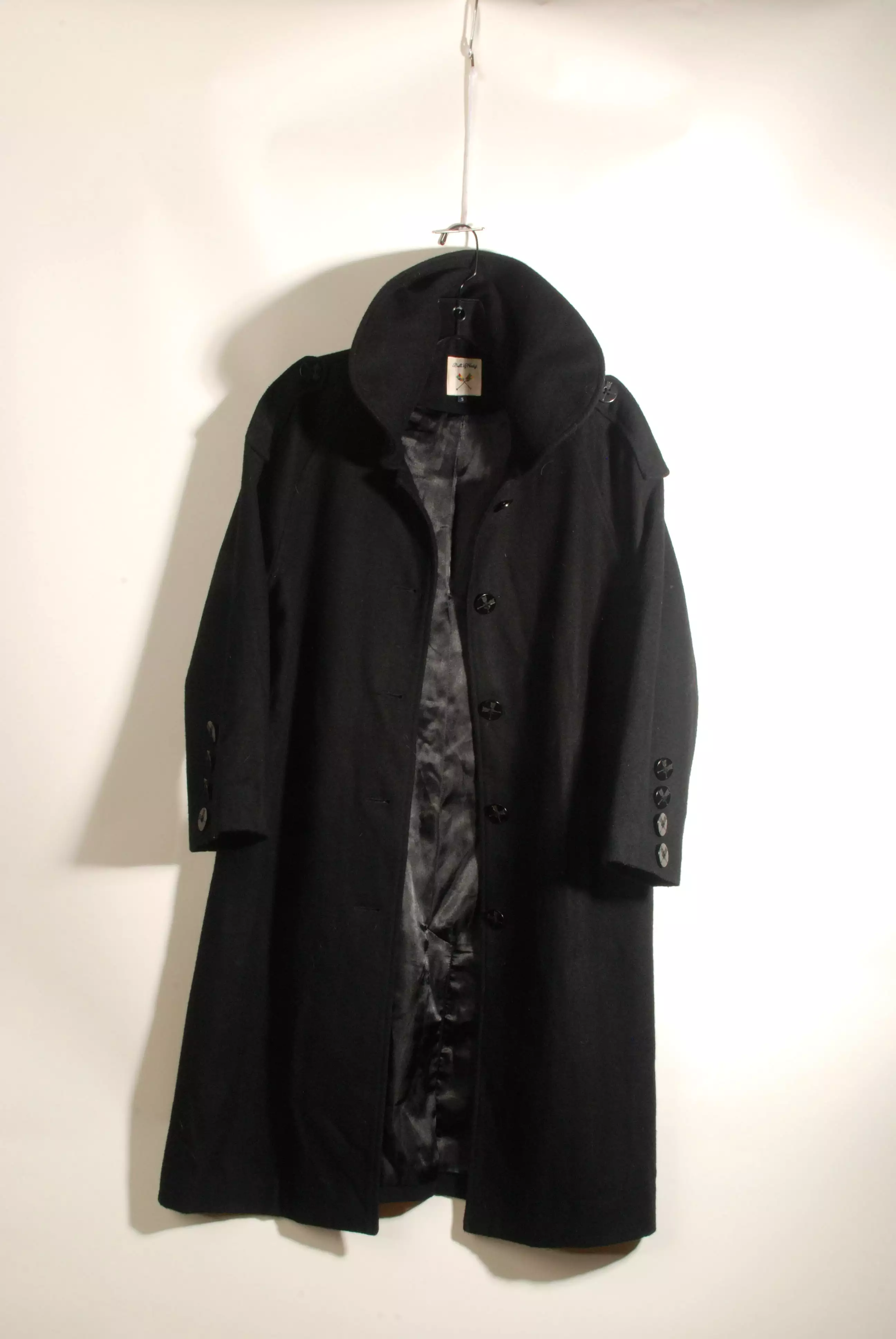 Black Wool Overcoat Small 2007