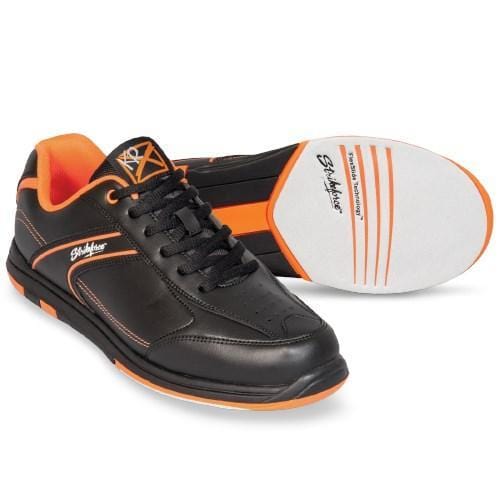 Black/Orange Mens Bowling Shoes - KR Strikeforce Flyer